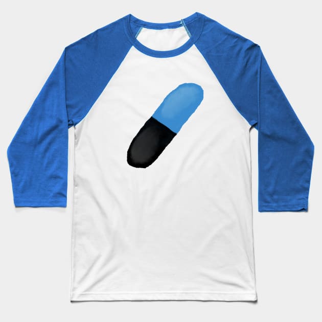 i like drawing pills Baseball T-Shirt by schaeferhund